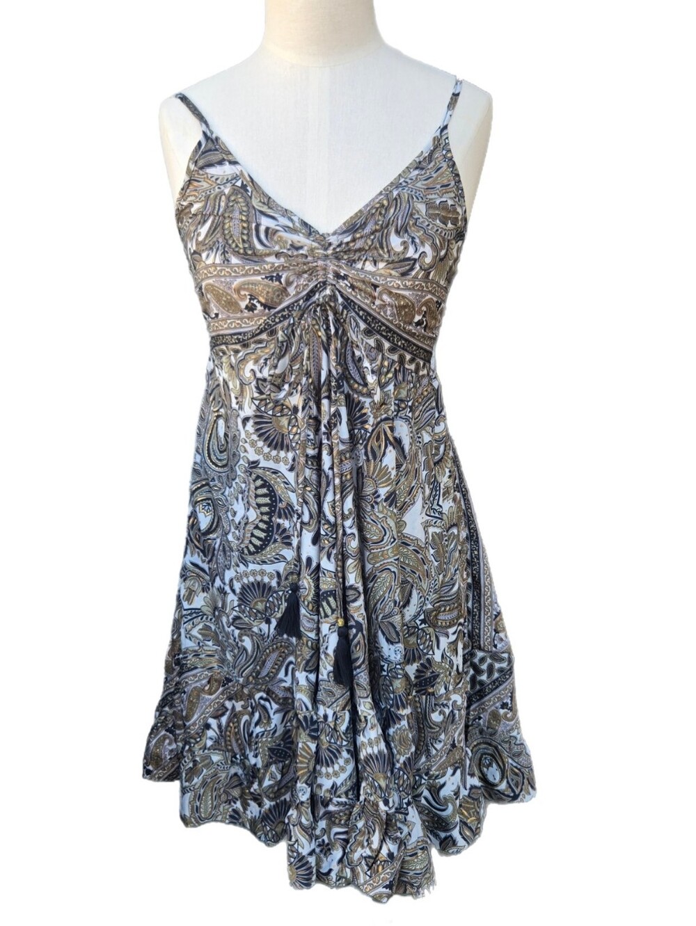 Karma Highway Printed Halter Short Dress